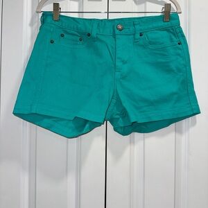 J Crew teal women’s shorts
